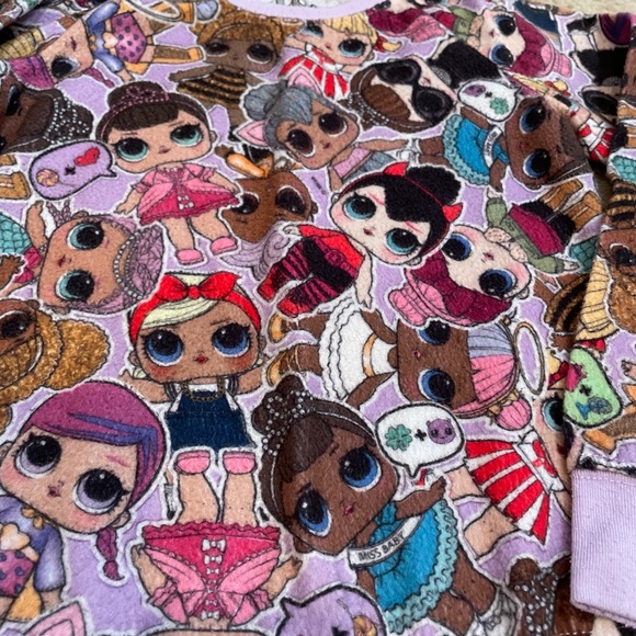 LOL girls matching pajama set size S (5/6) - Picture 4 of 7